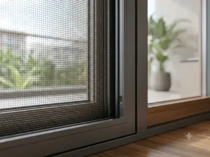 Invisible grill balcony installation