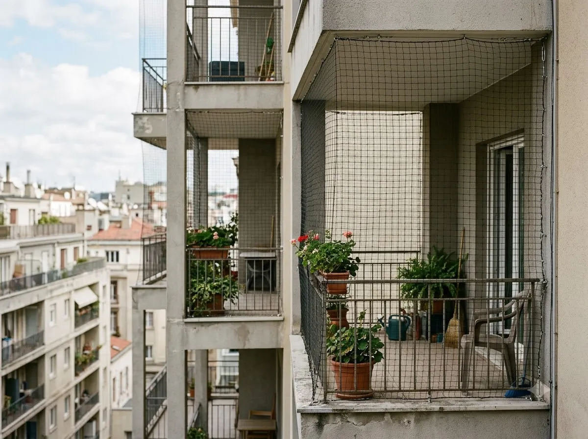 Invisible grill residential installation