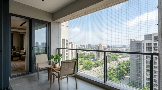 Invisible Grills for balconies and windows