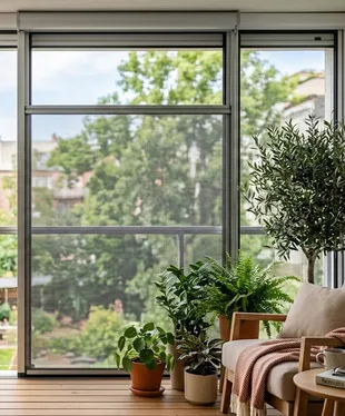 Modern window setup